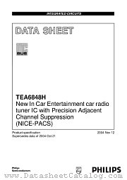 TEA6848H/V1 datasheet pdf Philips