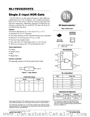 NL17SV02XV5T2 datasheet pdf ON Semiconductor