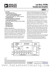 5962-9457203MPA datasheet pdf Analog Devices