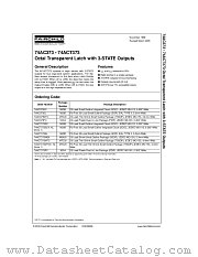 74AC373SC datasheet pdf Fairchild Semiconductor