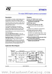 STV0674T100 datasheet pdf ST Microelectronics