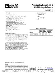 ADR370ART-REEL7 datasheet pdf Analog Devices