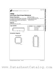 100363DM-MLS datasheet pdf National Semiconductor