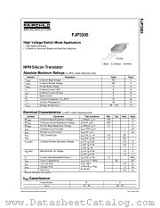 FJP3305 datasheet pdf Fairchild Semiconductor