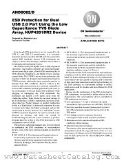 NUP4201DR2 datasheet pdf ON Semiconductor