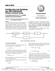 MC74HC4046ADR2 datasheet pdf ON Semiconductor
