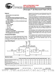 CY7C371I datasheet pdf Cypress