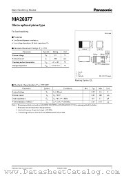 MA26077 datasheet pdf Panasonic
