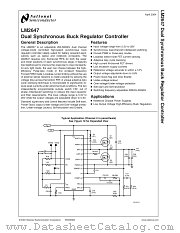 LM2647MTCX datasheet pdf National Semiconductor