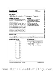FSTU16245MTD datasheet pdf Fairchild Semiconductor