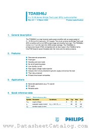 TDA8946J/N1 datasheet pdf Philips
