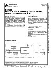 PC87382-VBH datasheet pdf National Semiconductor