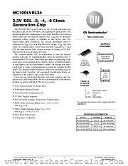 MC100LVEL34DTR2 datasheet pdf ON Semiconductor