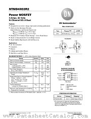 NT4N03 datasheet pdf ON Semiconductor