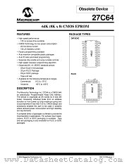 27C64-12 datasheet pdf Microchip