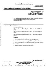 68HC908GR4 datasheet pdf Freescale (Motorola)