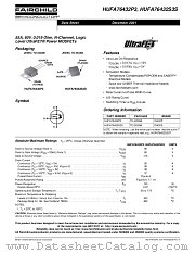HUFA76432S3ST datasheet pdf Fairchild Semiconductor