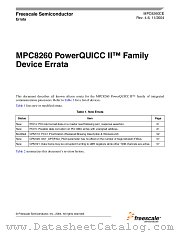 MPC8250 datasheet pdf Freescale (Motorola)