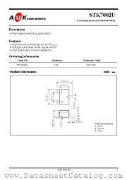 STK7002U datasheet pdf AUK Corp