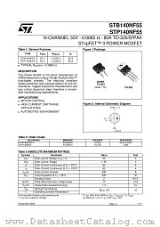 STP140NF55 datasheet pdf ST Microelectronics