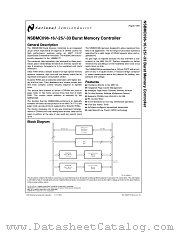 NSBMC096VF-33 datasheet pdf National Semiconductor