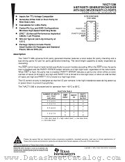 74ACT11286DR datasheet pdf Texas Instruments