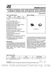 VND5012AK-E datasheet pdf ST Microelectronics