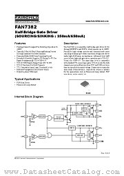 FAN7382 datasheet pdf Fairchild Semiconductor