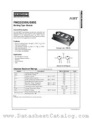 FMG2G300US60E datasheet pdf Fairchild Semiconductor