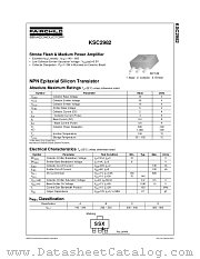 KSC2982 datasheet pdf Fairchild Semiconductor