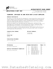 CLC502AJ-MLS datasheet pdf National Semiconductor