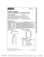 74ACT253MTC datasheet pdf Fairchild Semiconductor
