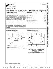 LF347 MWC datasheet pdf National Semiconductor
