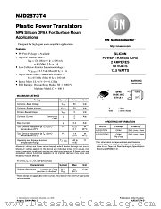 NJD2873 datasheet pdf ON Semiconductor