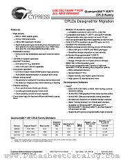 CY38030V208-125NTI datasheet pdf Cypress