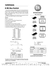 74FST3245DW datasheet pdf ON Semiconductor