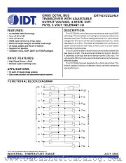IDT74LVCC3245AQ8 datasheet pdf IDT