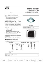 EMIF11-10002C4 datasheet pdf ST Microelectronics