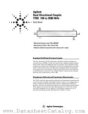 778D datasheet pdf Agilent (Hewlett-Packard)
