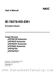 IE-78078-NS-EM1 datasheet pdf NEC