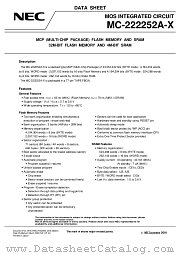 MC-222252AF9-B85X-BT3 datasheet pdf NEC