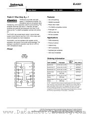 EL4331 datasheet pdf Intersil