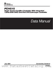 PCI4515 datasheet pdf Texas Instruments