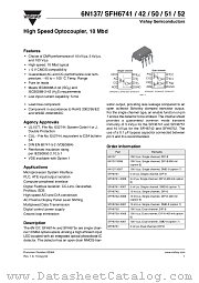 SFH6742 datasheet pdf Vishay
