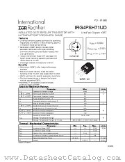 IRG4PSH71UD datasheet pdf International Rectifier