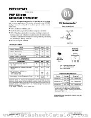 PZT2907AT1 datasheet pdf ON Semiconductor