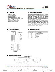 AH288 datasheet pdf Anachip