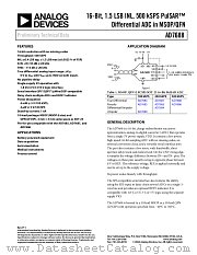 AD7688 datasheet pdf Analog Devices