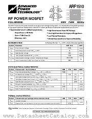 ARF1510 datasheet pdf Advanced Power Technology