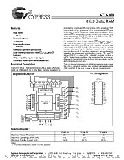 CY7C186-35PC datasheet pdf Cypress